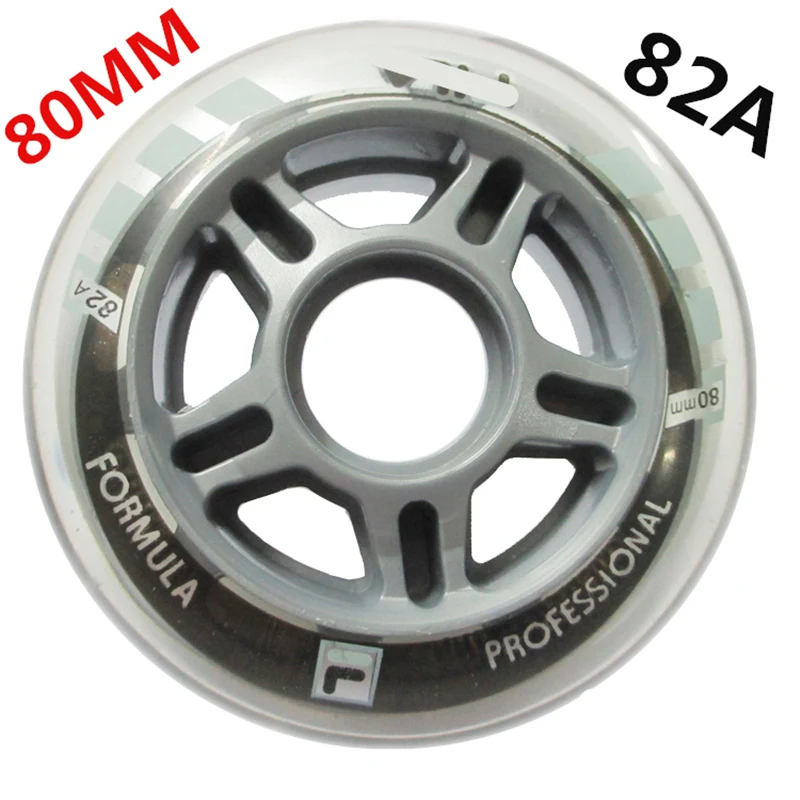 82A FSK slalom wheel for inline skates shoes 80mm wheel for SEBA HV High HL IGOR KSJ WFSC for powerslide skating shoes