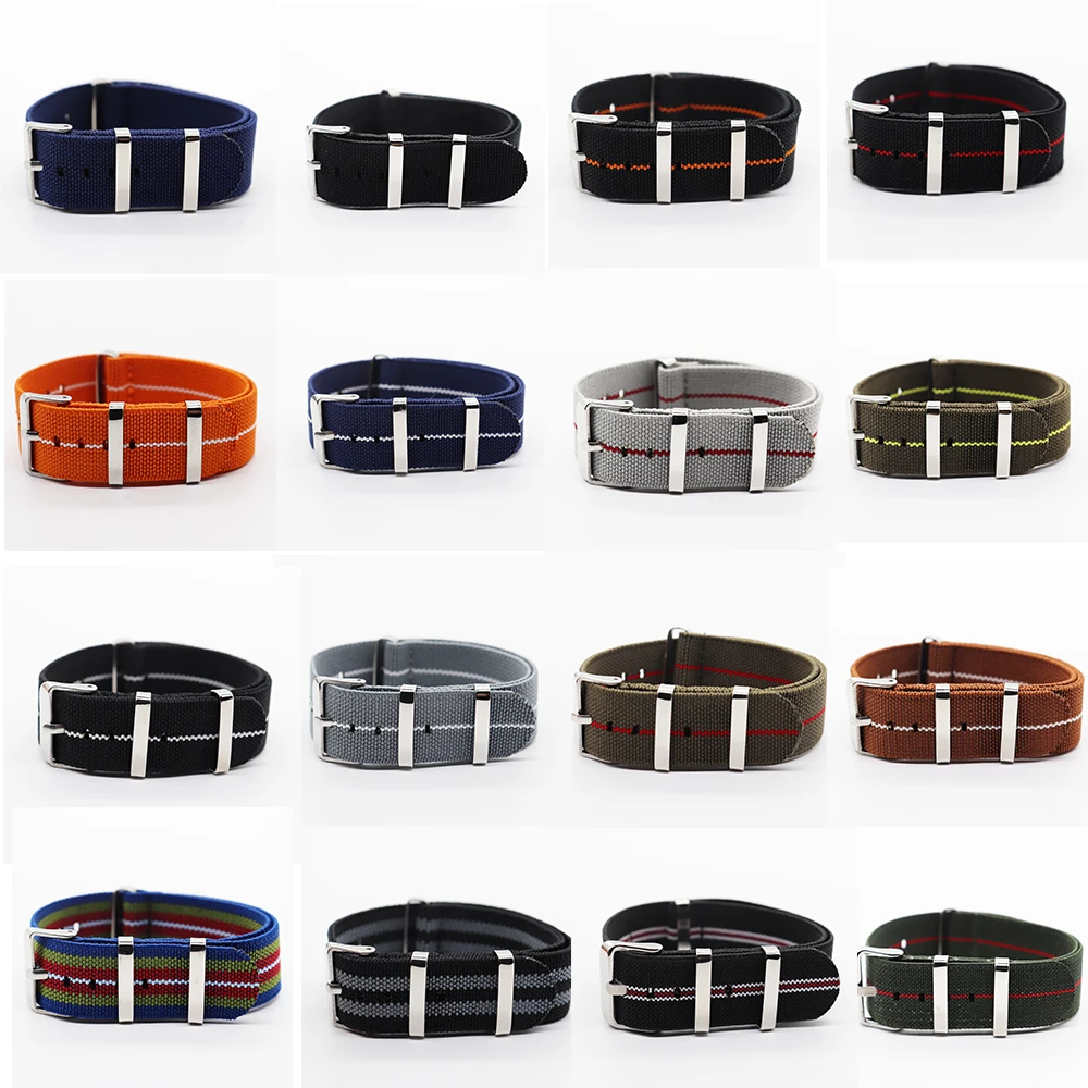 strap watch band 20mm 22mm elastic force Watches Strap Sport Watch Band for Amazfit Huami Watch Nylon Watch Replacemen