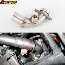 Motorcycle Exhaust Header Middle Link Pipe for Piaggio Vespa GTS 250 GTS 300 GTV 250 300 2008-2020 Motorcycle Muffler Front Pipe