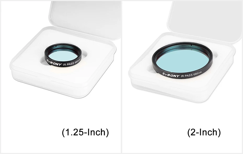 Svbony SV183 1,25/2'' IR-Pass-Filter 1¼' (685 NM) Reduziert die Wirkung von Bildstörungen bei der Planetenfotografie, verbessert den Kontrast – Detail 17