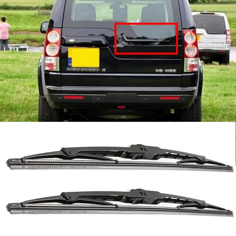 Upgrade REAR BACK WIPER BLADE SETFOR FOR Land rover DISCOVERY 4 2010-2016 Auto Car Black Rear Window Wiper Blade