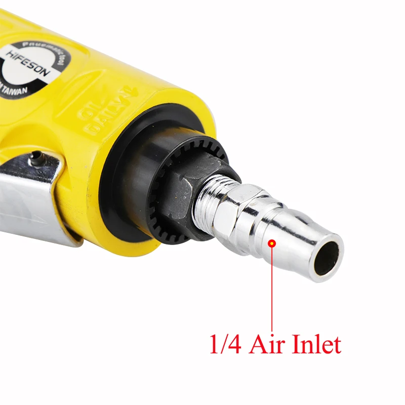 HIFESON 1/4 Zoll pneumatischer Stabschleifer, Luft-Stabschleifer, Schleifmühle, Gravurwerkzeug, Poliermaschine für pneumatische Werkzeuge – Detail 17