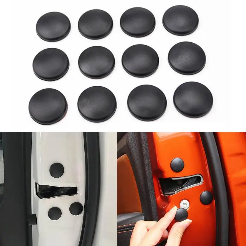 Car Door Lock Screw Protector Cover for Toyota Prius Levin Crown Avensis Previa FJ Cruiser Venza Sienna