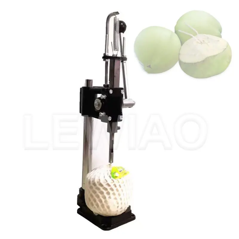 Commercial Coconut Opener Lid Machine Stainless Steel Coco Water Punch Tap For Green Coconuts Easy Control Tool