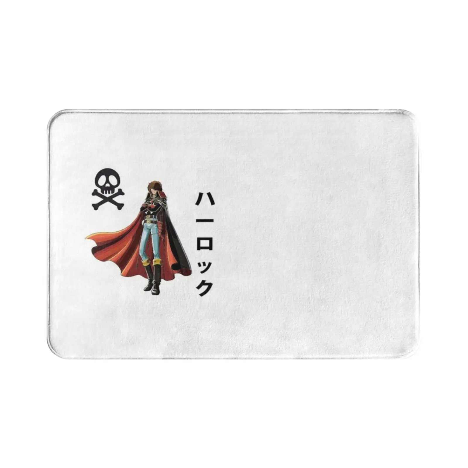 Harlock's Le Albator Carpet Mat Rug Cushion Soft Atlantis Skulls D Arcadia Dark Harlock Kaizoku Privateer Space