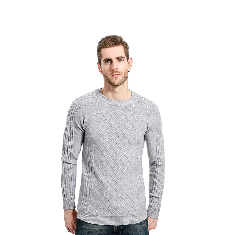 

Bottoming shirts 2020 Casual Sweaters Solid Male Pullover Smart Fashion Autumn Slim Windproof O-Neck Homme Men Sweater