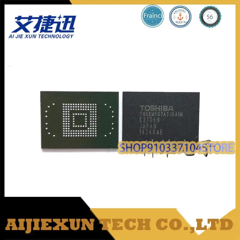 2pcs/lot THGBM5G7A2JBAIM 169pins 16G memory IC chips new and origianl