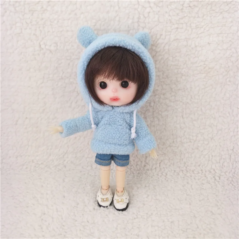 New ob11 dollclothes ob11 clothes sweater 1 / 12bjd GSC body9 element body cute animal clothes jacket coat doll accessories