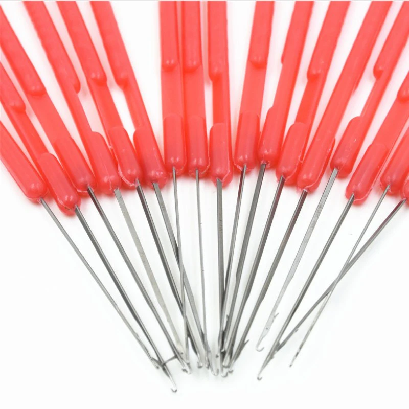 5PCS/LOT DIY Craft Yarn Weaving Crochet Needles Knitting Tools Metal Hook Plastic Handle Tools