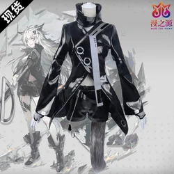 Lappland Arknights anime man woman cosplay  High-quality fashion costume full set Top + shorts + jacket + bib + gloves + kc