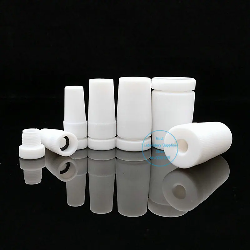 1pcs/2pcs Lab PTFE plug 14/19/24/29/34/40/45/50 # PTFE rolha apto para strring vara sólida