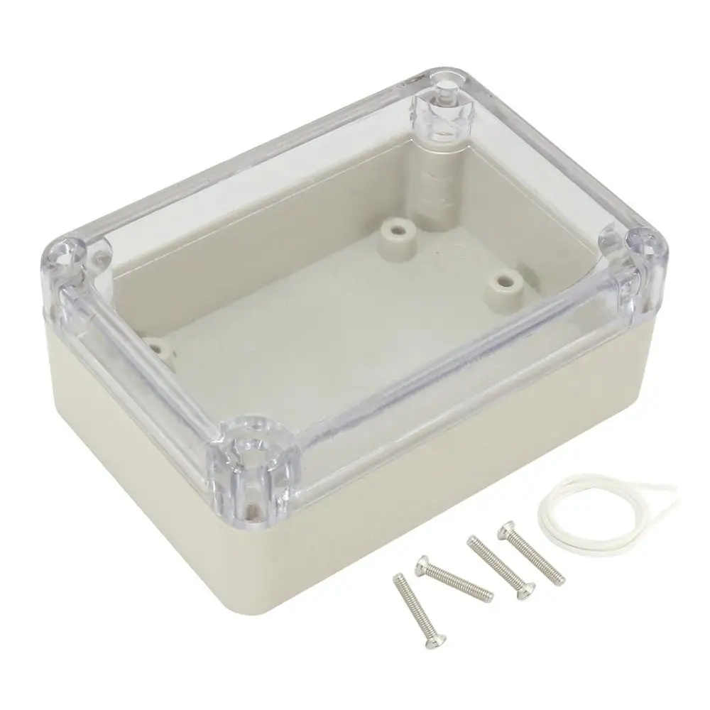 Waterdichte Transparante Pc Clear Cover Behuizing Plastic Doos Elektronische Project Case Instrument Elektrische Junction Box Behuizing