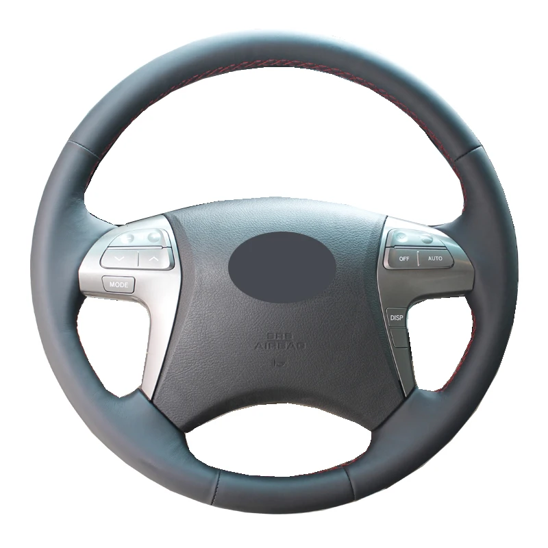 Ręczne szycie kierownicy samochodowej do Toyota Fortuner 2011 2012 2013 2014 2015 Hilux 2011-2015 Oplot na kierownicę