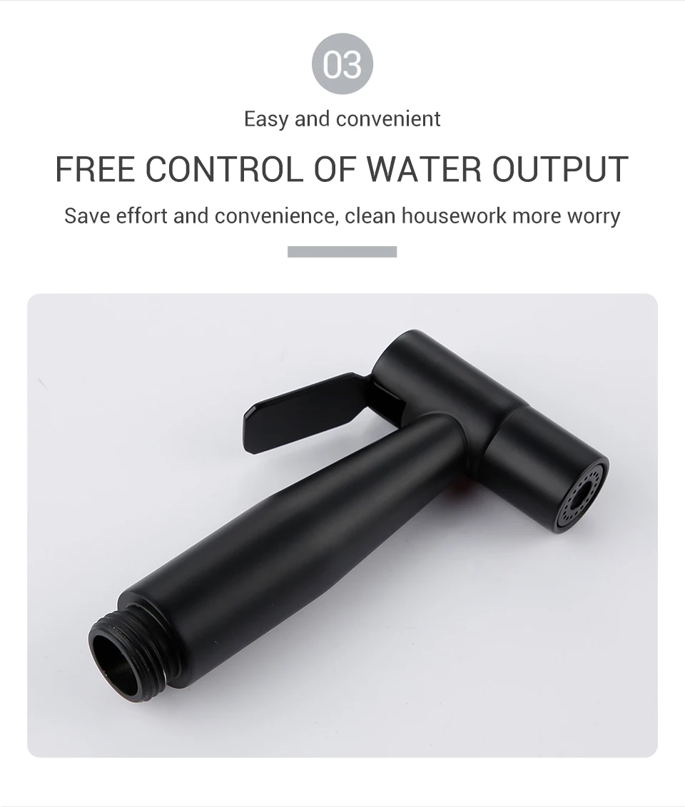 Hersteller Großhandel Marketing Orb Wc Hand Bidet Sprayer Kit Mit Schlauch Und Halterung Halter Wand Bad Wasserhahn – Detail 10