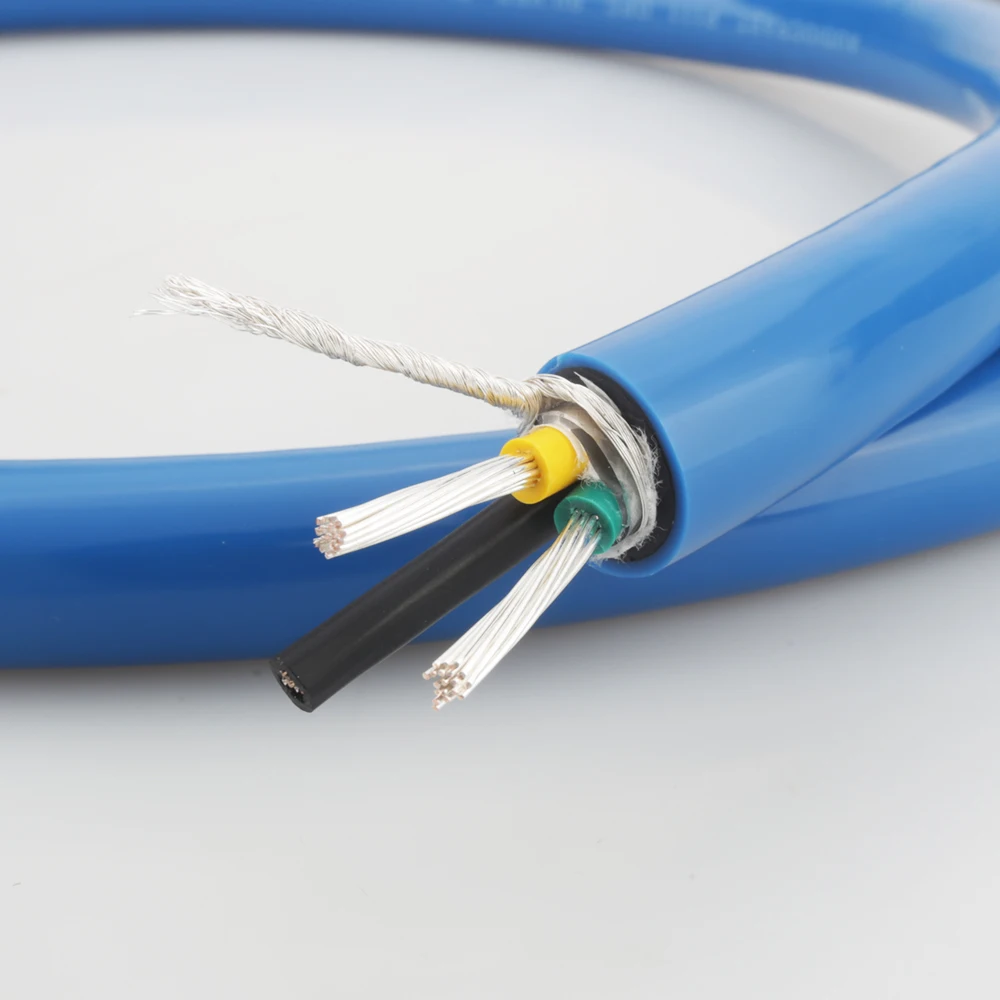 Audiocrast P111 Bạc Nguyên Chất Mạ Cáp Nguồn AC/M EMC OFC HIFI DIY Che Chắn Dây Nguồn Dây Cho EU hoa Kỳ Âu