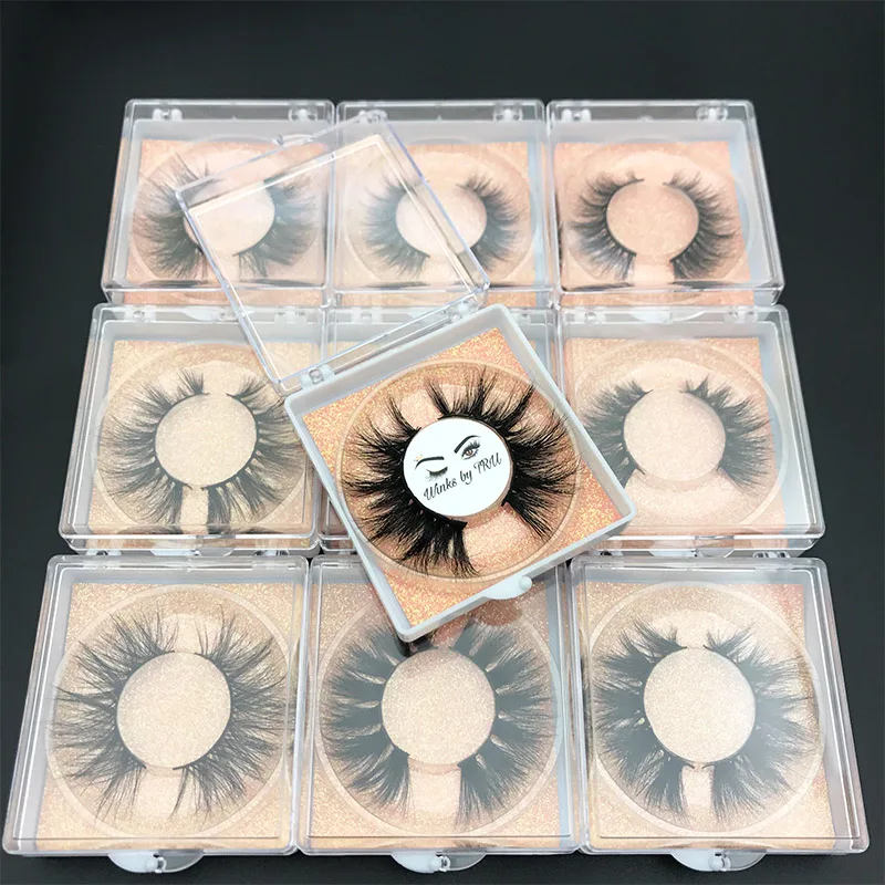 MIKIW 5D88 Custom box 15MM long natural false eyelash100% Cruelty free Handmade Crisscross 5D Mink lashes Extention Multi-layer