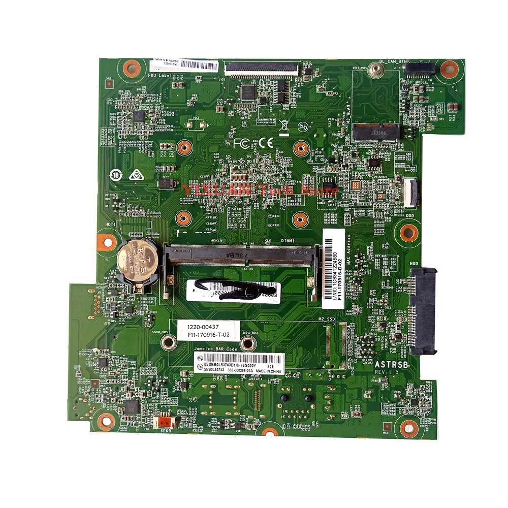 BM6G29 motherboard For Lenovo AIO 310-20ASR 310-20 all-in-one computer motherboard 01GJ023 01GJ034 with E2 A6-9200U 100% test ok