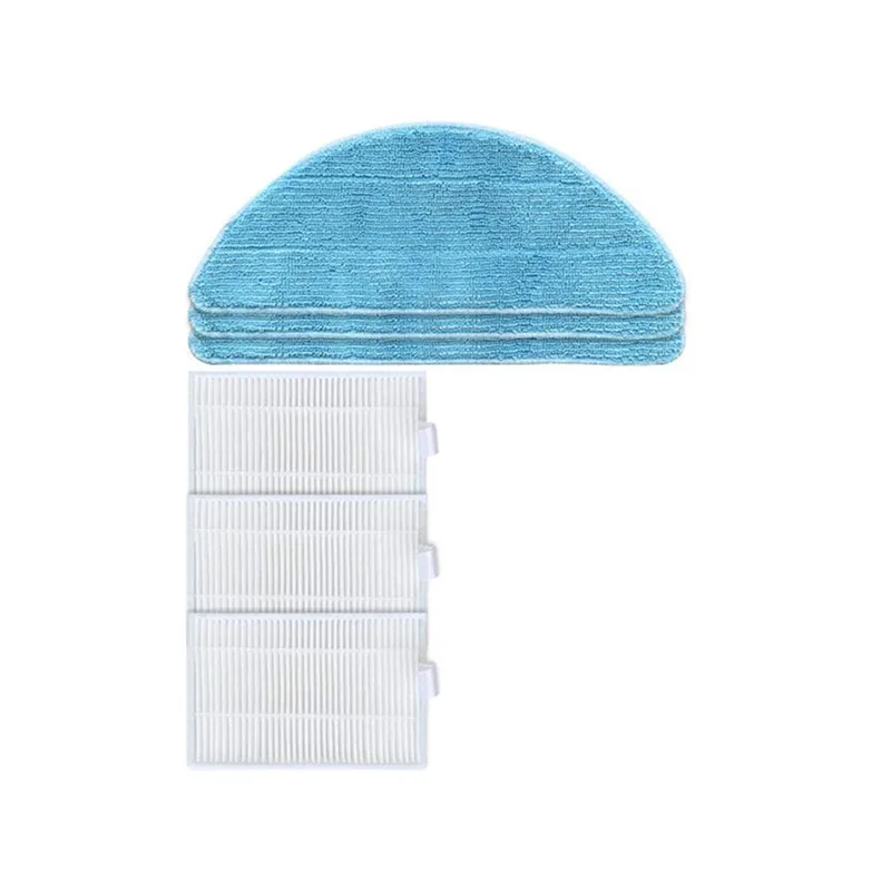 جهاز آلي لتنظيف الأتربة فلتر HEPA ممسحة الملابس ل Proscenic 820P 830P روبوت مكنسة كهربائية أجزاء الملحقات