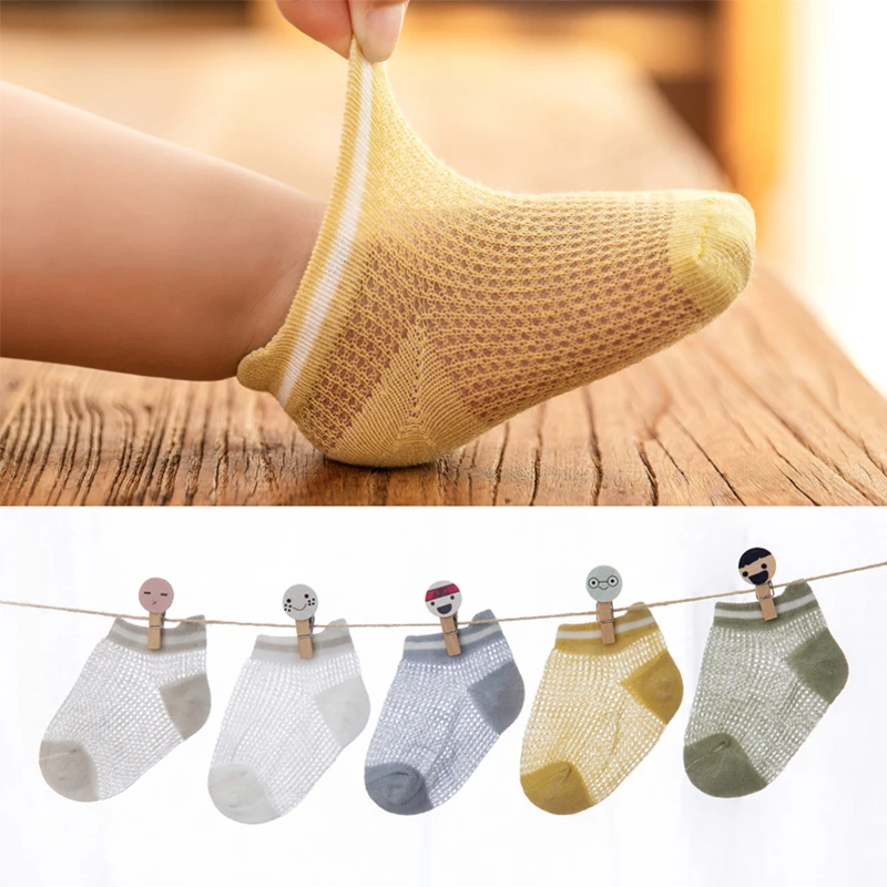 

Kids Cotton Summer Low Cut Socks Children Toddler Girls Boy Thin Mesh Cute Lace Funny Short Sock Newborn infant Baby Accessories