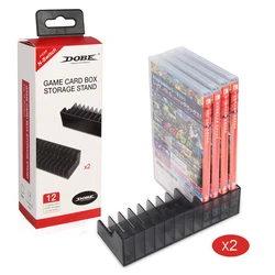 2pcs/lot Game Card Box Storage Stand CD Disk Holder Support For Nintendo Nintend Switch OLED For 24pcs CD Disks or Card Holders