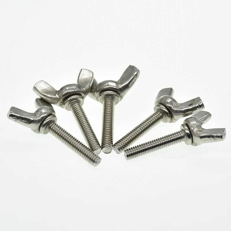 M3 M4 M5 M6 M8 M10 DIN316 Butterfly Bolt 304 Stainless Steel  Wing Bolt Thumb Wing Screw Claw Hand Tighten Screws image 4