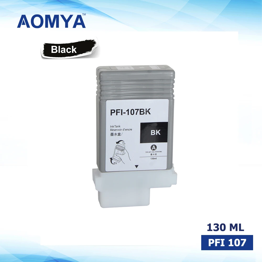 PFI-107 Compatible Ink Cartridge Pigment Replacement for Canon IPF670 IPF680 IPF685 IPF770 IPF780 IPF785 IPF-670 IPF-770  PFI107