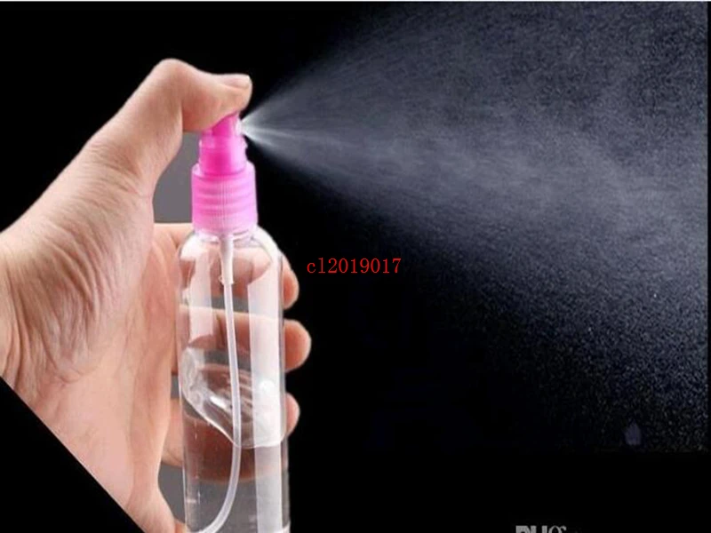 100ml Travel Transparent Small Empty Plastic Perfume Atomizer Spray Bottle Make Up Tool Color Send Randomly