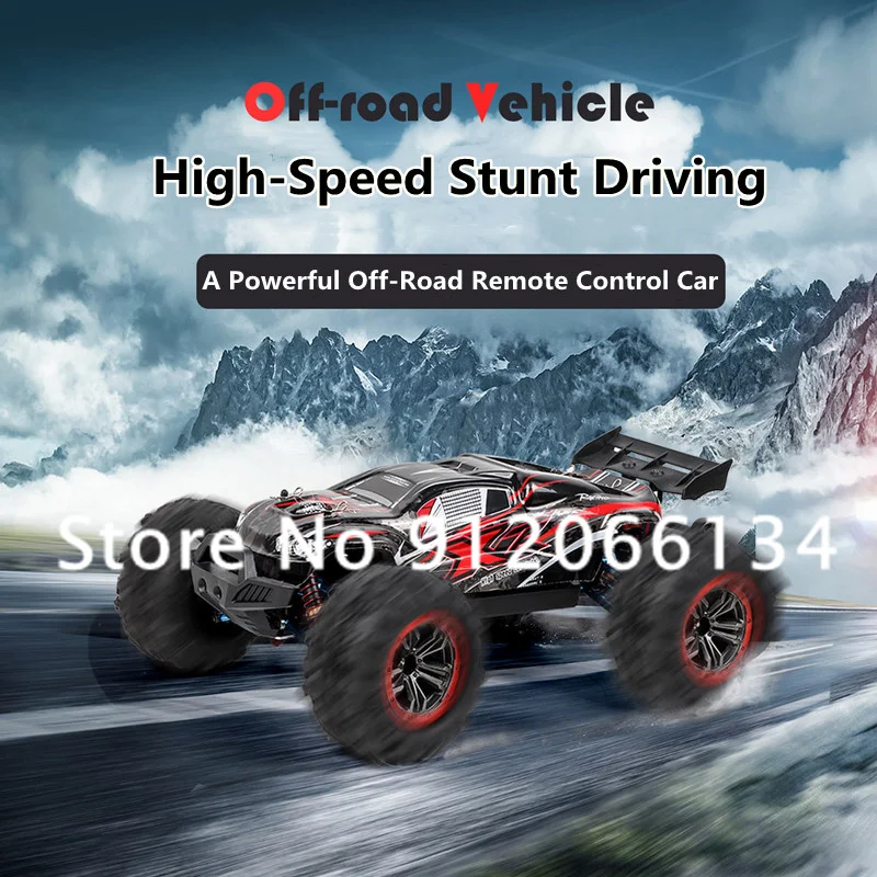 1:10 80KM 4WD Brushless Alloy Off-Road Remote Control Truck Car 45° Climbing Shock Absorption High Speed Drift Racing RC Car Toy