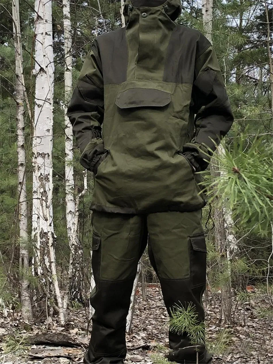 Russian GORKA-4 Special Forces Camo Combat Uniform Army Fans Tactical Work Clothing 450D Waterproof Wear-resistant Hunting Suit