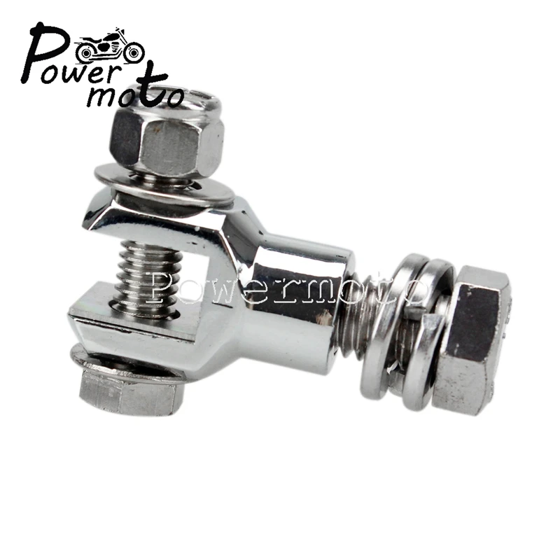 Universal Motorcycle Highway Pegs Pedal Bolt Mount Footpeg Clevis Clamp Footrest Adapter For Harley Custom Chopper Cafe Racer