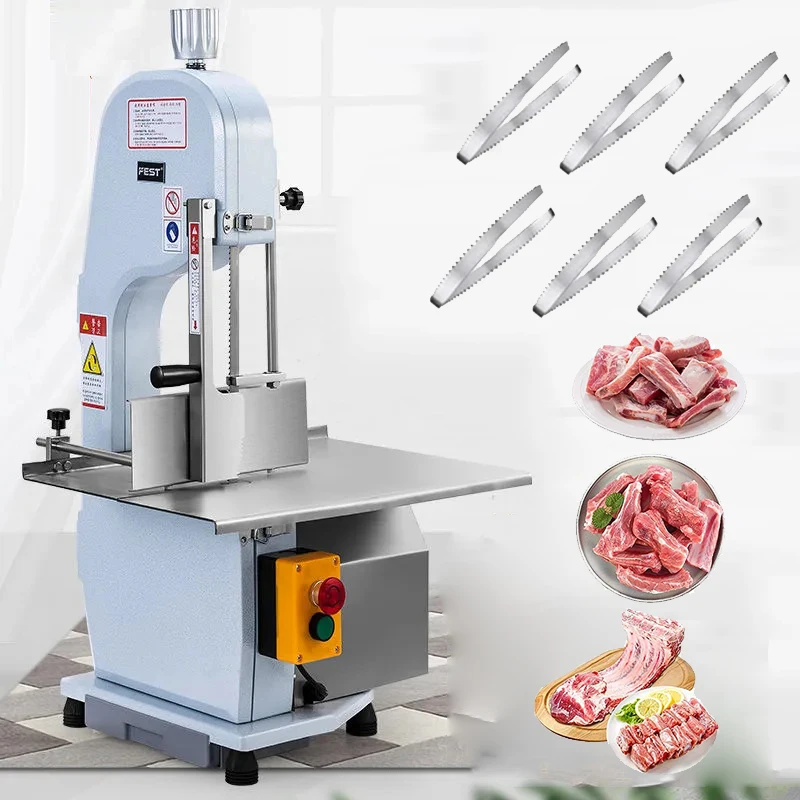 

meat cutter machine Fat Cattle Mutton Roll sawing bone food steak dicing slicer hot pot frozen meat planing slices Electric saw