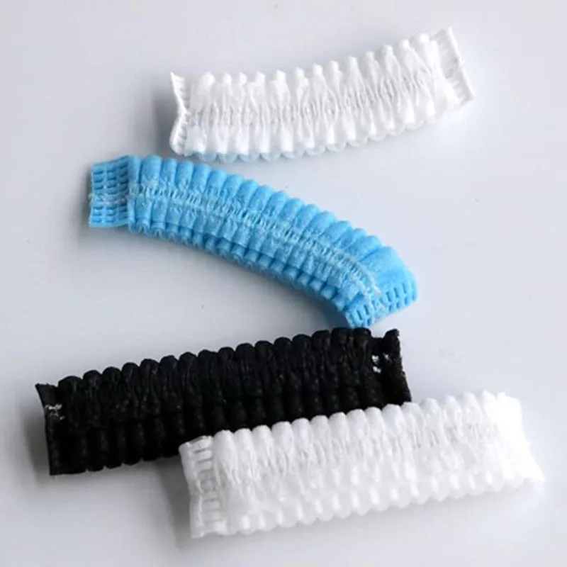 Couvre-oreilles jetables Non tissés, 100 pièces, coussinets hygiéniques de remplacement pour la plupart des écouteurs avec coussinets de 8.5 à 11cm