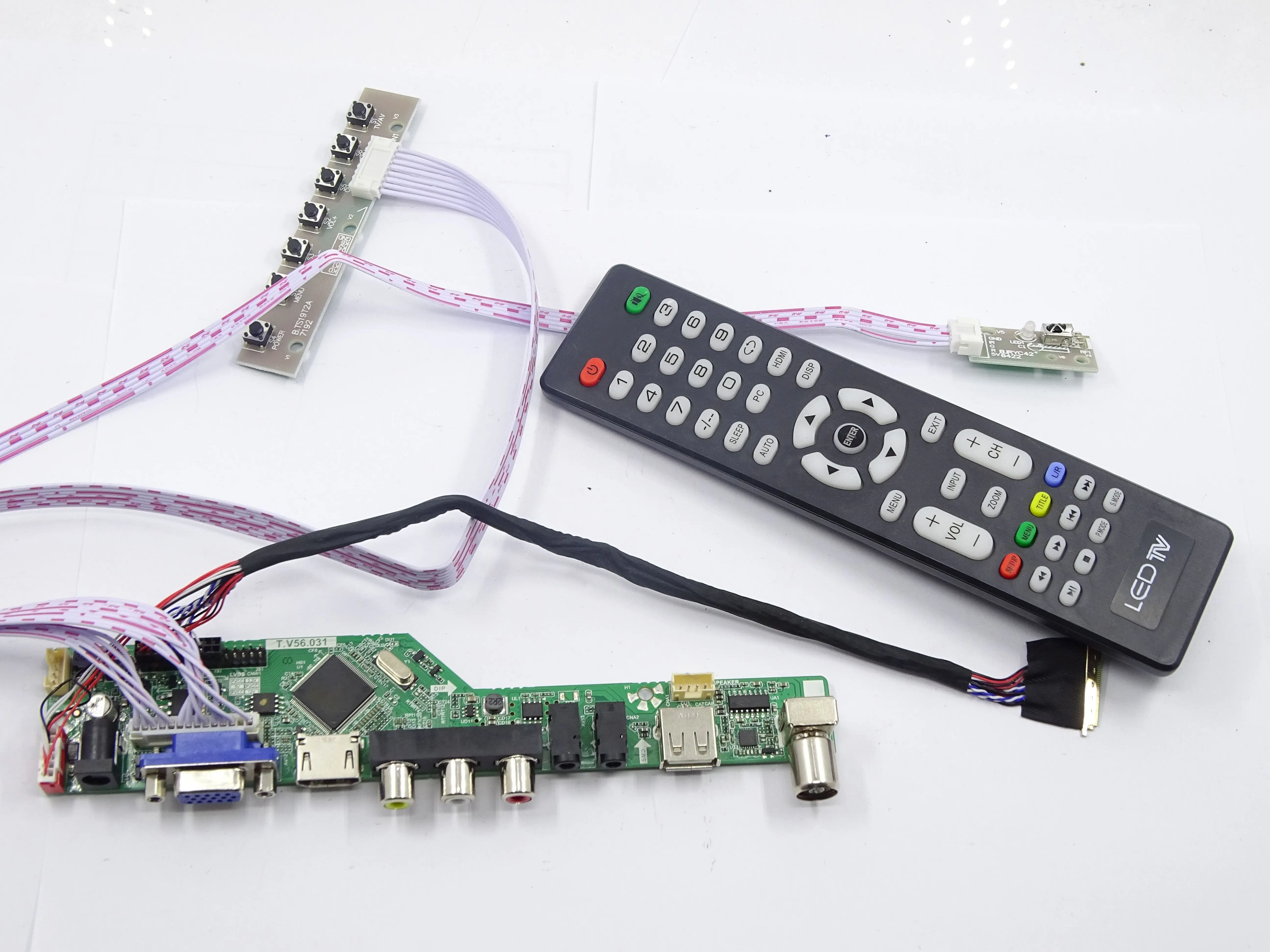 ชุดสำหรับ N156HGE-L11/L21/LA1/LB1/LG1 1920*1080แสดงผล HDMI Controller บอร์ด WLED LVDS 40Pin แผง VGA USB AV RF