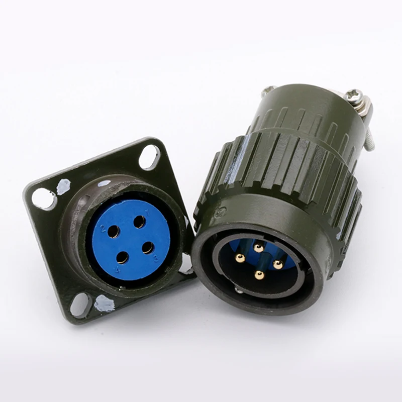 Y2M TJ series 21mm Y21M fast buckle Aviation cable connector plug male & female 2pin 3pin4pin5pin7pin10pin14pin Army green