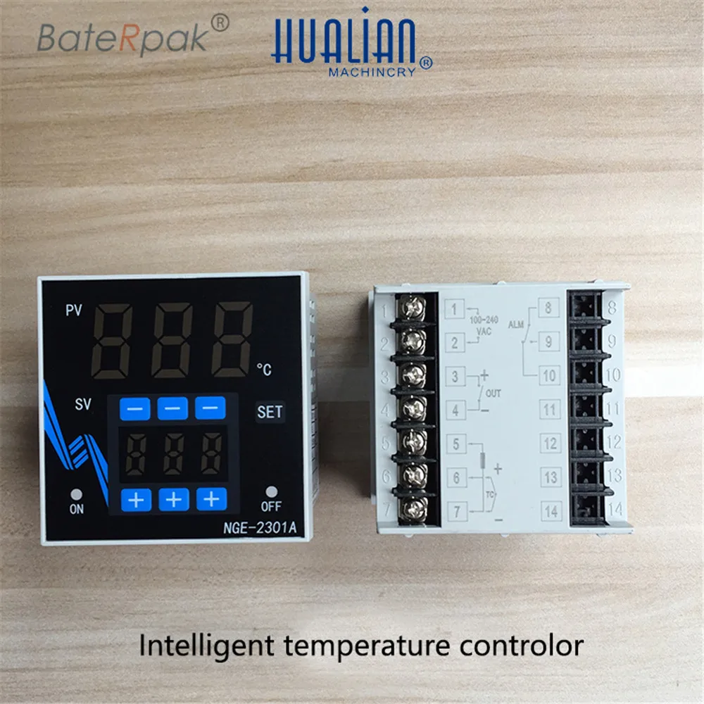 HUALIAN Continuous Sealing Machine 770/810/980/1010/1120 Temperature Controller NGE-2301A/B,BateRpak Band sealer parts
