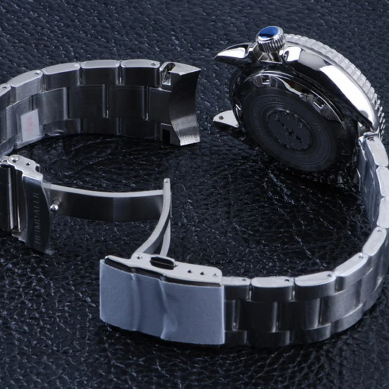 HEIMDALLR orologi subacquei sportivi da uomo orologio automatico da uomo orologio da polso meccanico impermeabile da 200 m orologio super luminoso in acciaio inossidabile