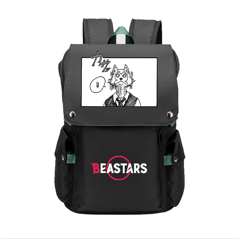 

BEASTARS Anime School Bags Legoshi Haru Cartoon Women Backpack Large Travel Back Pack Oxford Laptop Backpack BEASTARS Rucksack