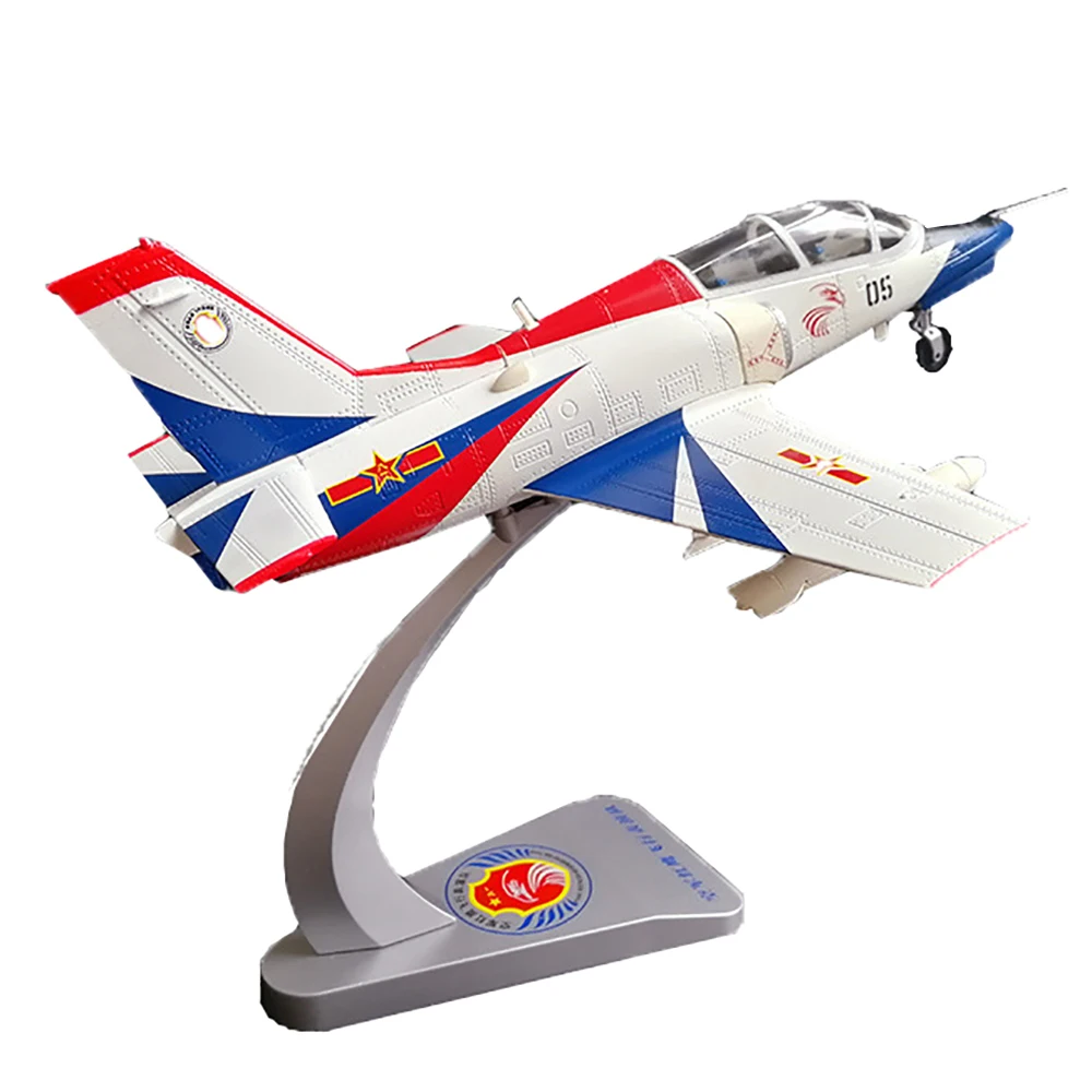 

1/48 Scale Alloy Trainer Fighter Chinese Air Force K8E Aircraft Model Toys Children Kids Gift for Collection