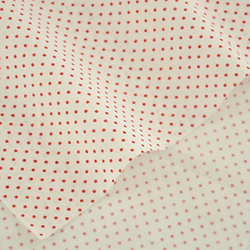 Rosa und weiß karierter Baumwollstoff zum Nähen von Steppdecken, Puppenzubehör, Material, Patchwork-Stoff im Meterware, dünn – Detail 14