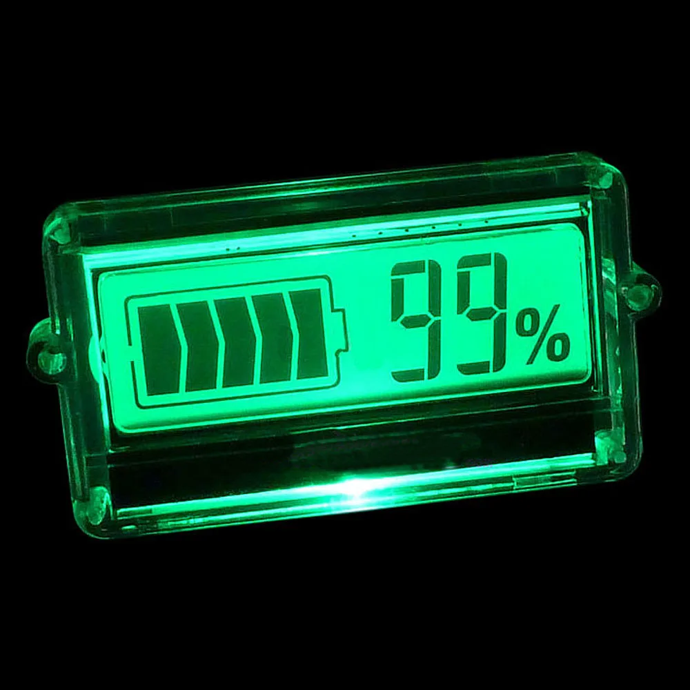 Lithium battery power indicator LCD digital percentage residual capacity display