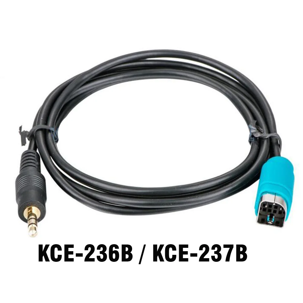 3.5mm Aux Cable Connection Audio Adapter for ALPINE KCE-236B CDA-9884 CDA-9886M MP3/ KCE-237B