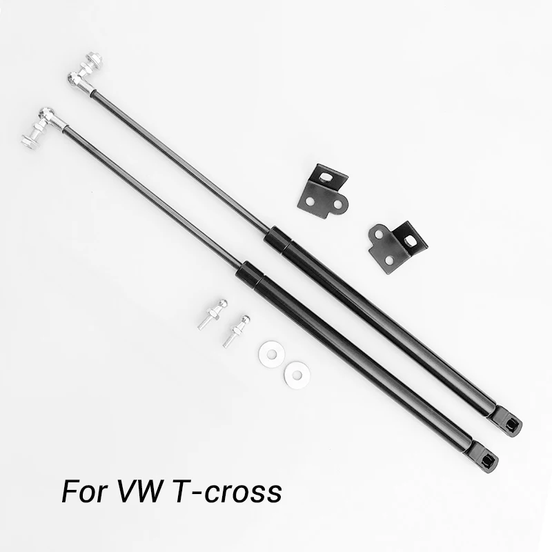 Car Bonnet Cover Hood No Drilling/Welding Support Spring Shock Bracket Strut Bars Hydraulic Rod for VW T-cross Tcross 2019