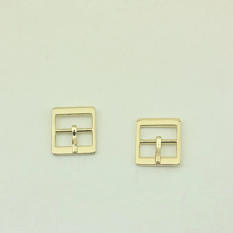 30pcs 20mm Rectangle Metal Pin Roller Buckle Bags Shoes Belt Slider Buckles DIY Leather Craft Adjust Clasp Hardware Accessories