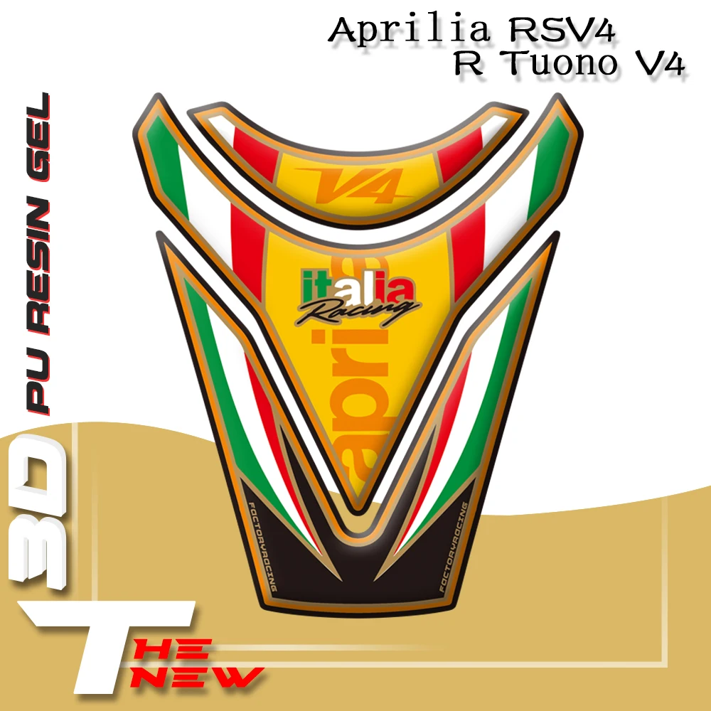 Hot sell Motorcycle Stickers Fuel Tank Sticker Fishbone Protective Decals For Aprilia RSV4 R Tuono V4 2009-2011 2010