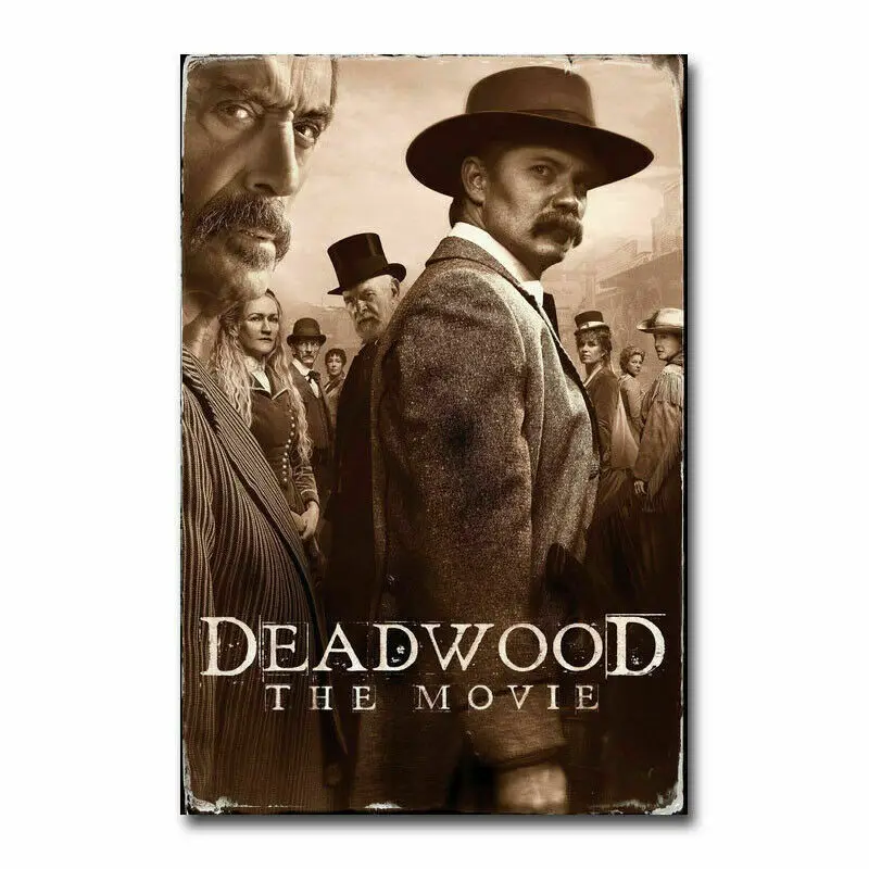 L0025 Deadwood The Movie Daniel Minahan Silk Fabric Poster Art Decor Indoor Painting Gift