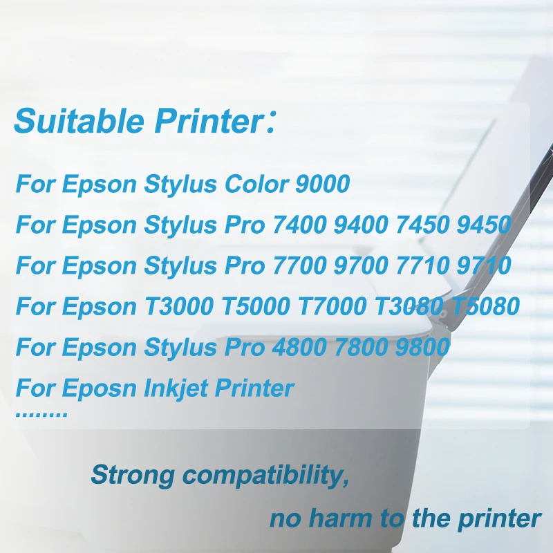 1000ML/Bottle Refill Dye Ink For Epson Stylus Pro 7700 9700 7800 4800 9800 7400 For Epson T7000 T3000 T5000 Inkjet Printer