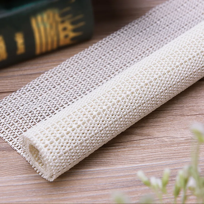 PVC Non-Slip Rug Pad for Hard Surface Floors - Gripper Carpet Anti Slip Under Mattress Sofa Cushion Mesh Pads Non-Slip Shower Ma