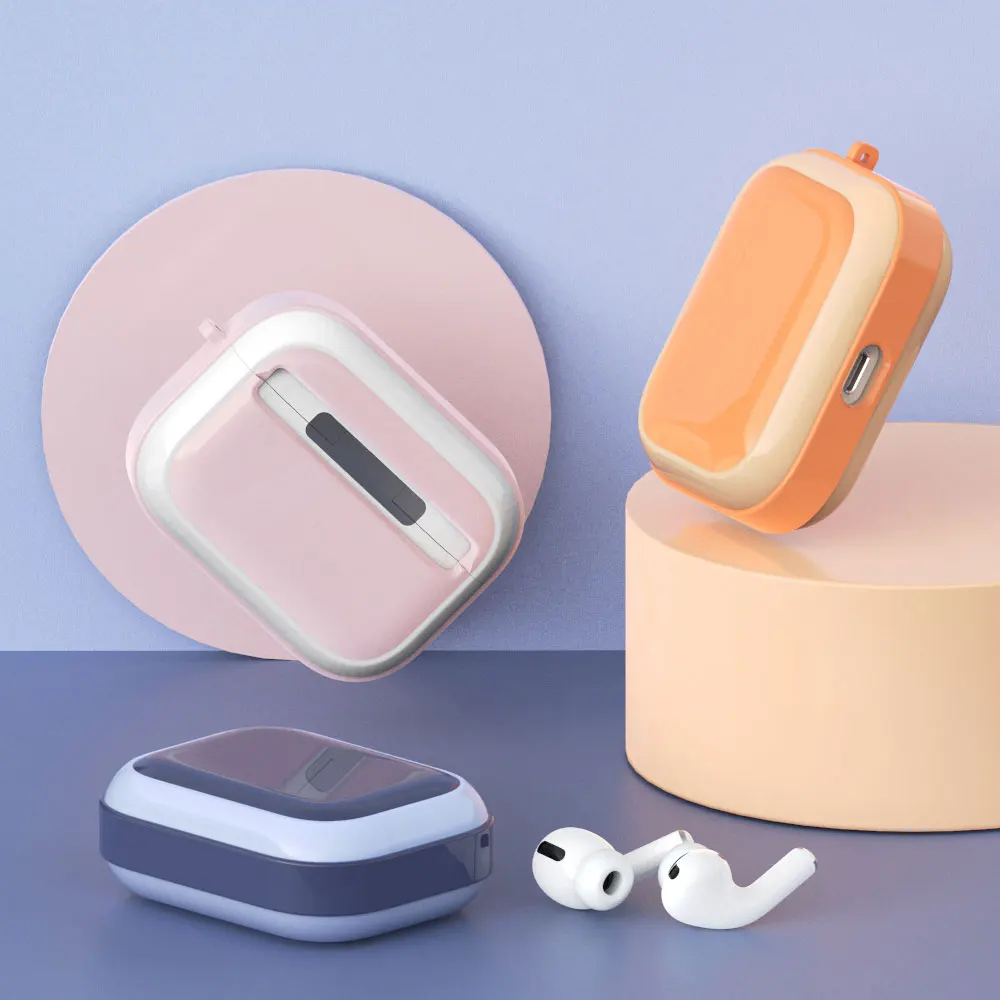 حقيبة غطاء سيليكون ل أبل Airpods برو حالة سماعة رأس لاسلكية ل airpod 3 ل الهواء القرون برو سماعة اكسسوارات