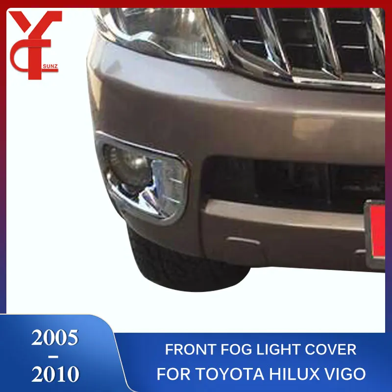 

ABS Chrome Fog Lights Cover Parts For Toyota Hilux 2005 2006 2007 2008 2009 2010 Car Accessories