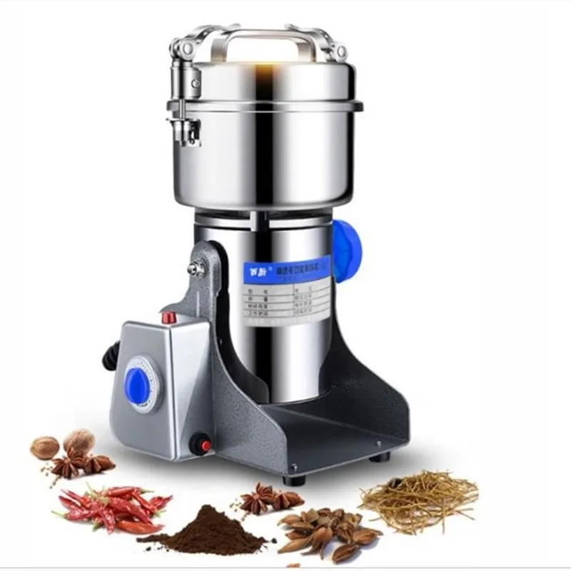 800g Grains Spices Hebals Cereals Coffee Dry Food Grinder Mill Grinding Machine Gristmill Home Medicine Flour Powder Crusher